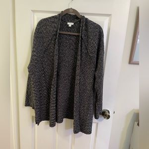 Pure Jill Dark Heather Gray Cardigan
